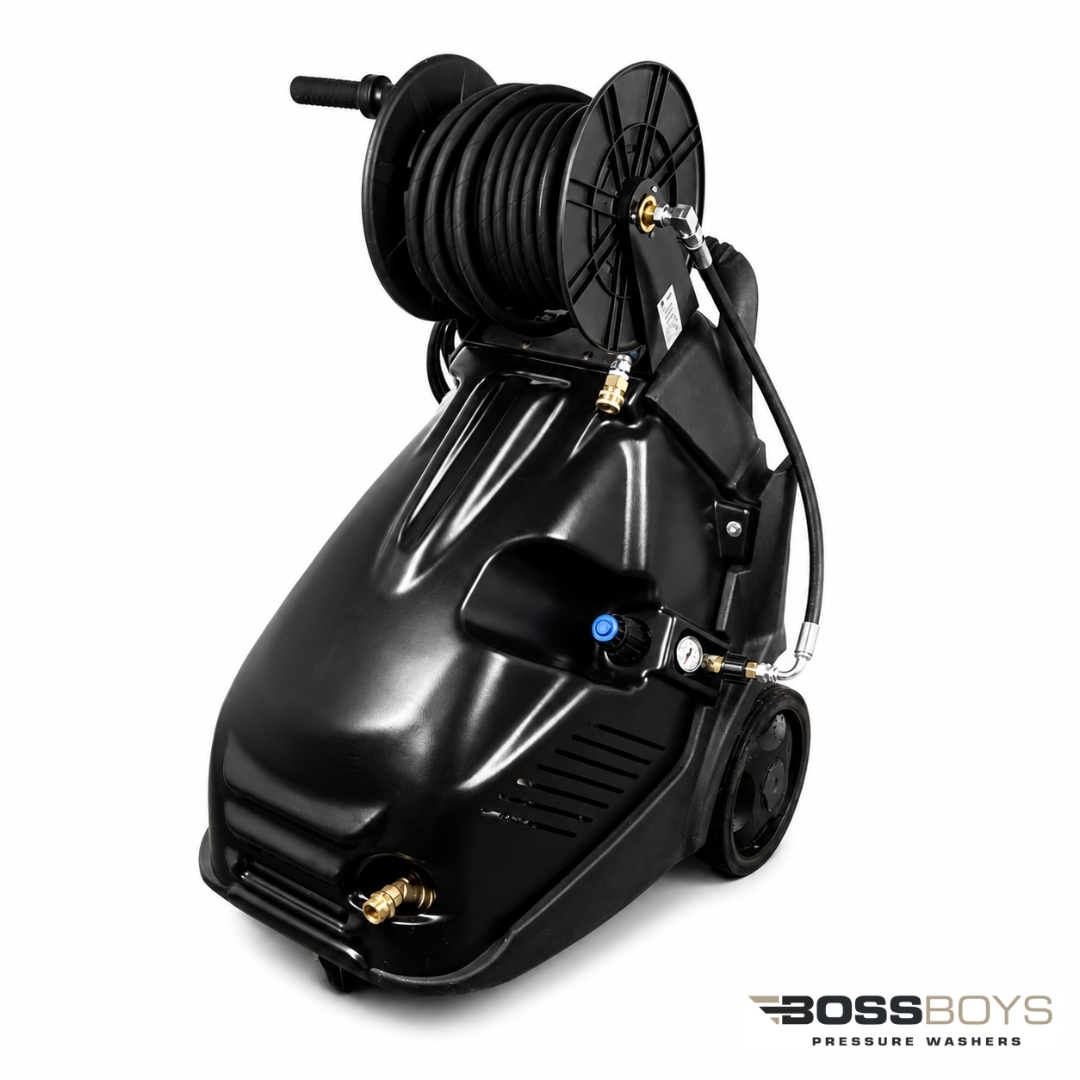 BossBoys electric cold water washer angled view