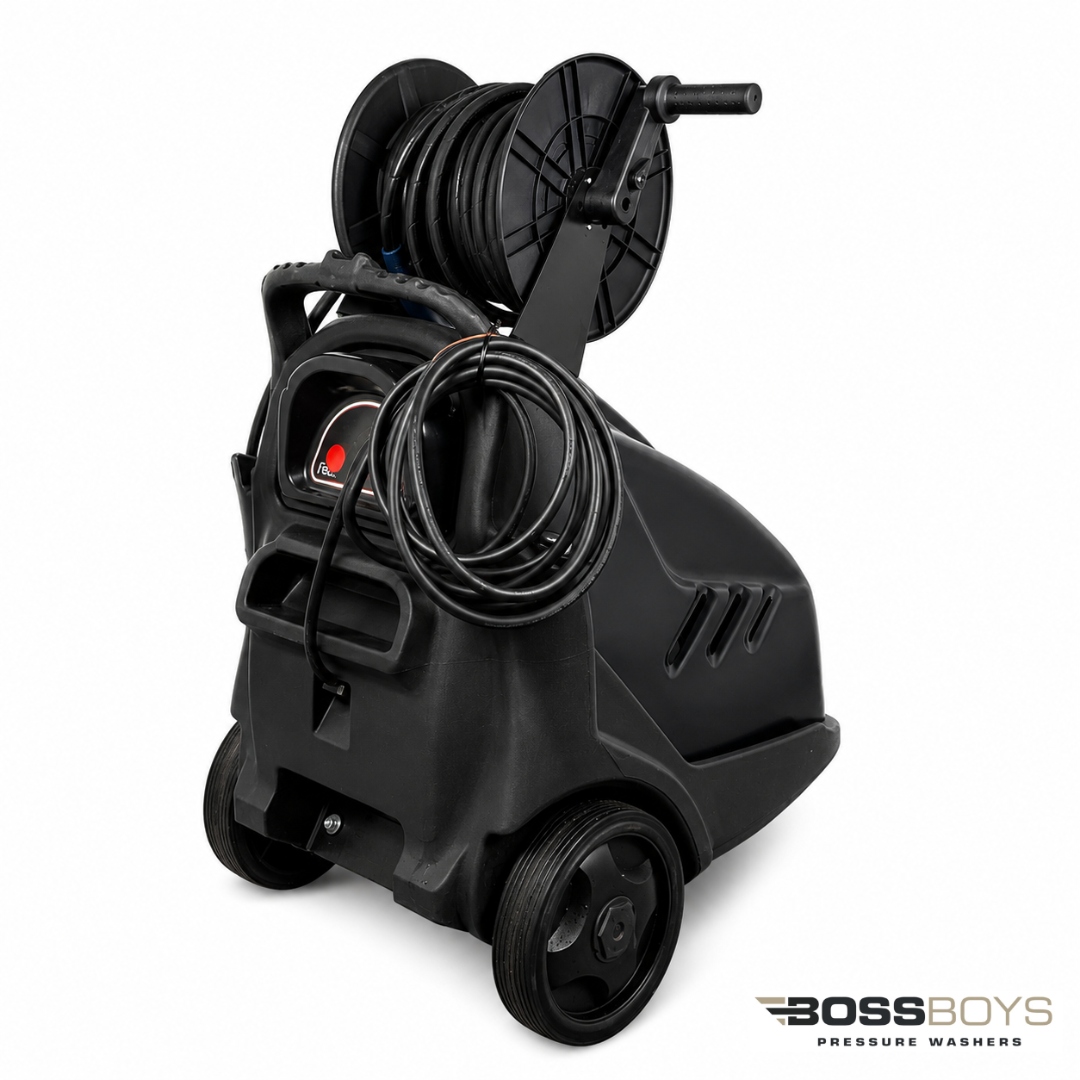 BossBoys electric cold water washer three-quarter view