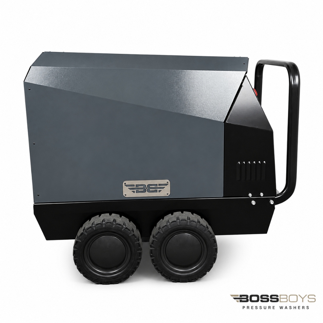 BossBoys MHD12100 mobile diesel hot water pressure washer - view 3