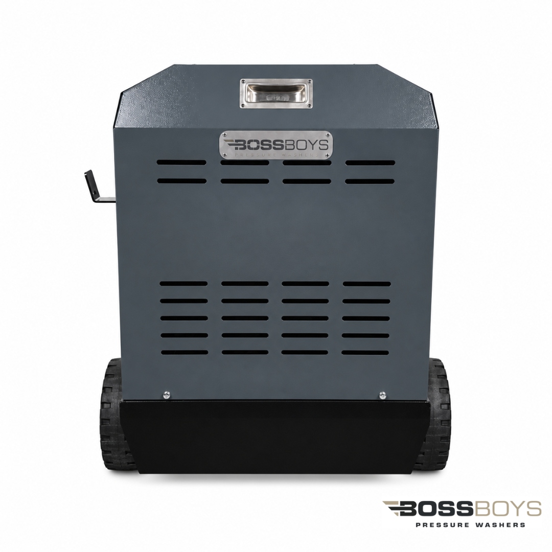 BossBoys MHD12100 mobile diesel hot water pressure washer - view 7