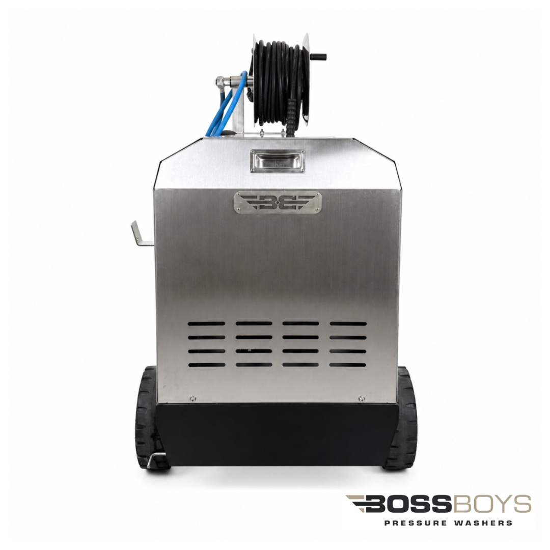 BossBoys MHE10160SS mobile electric hot water pressure washer - view 2