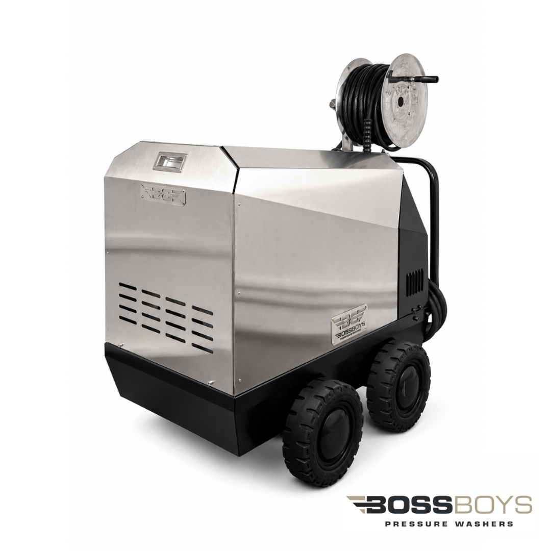 BossBoys MHE10160SS mobile electric hot water pressure washer - view 4